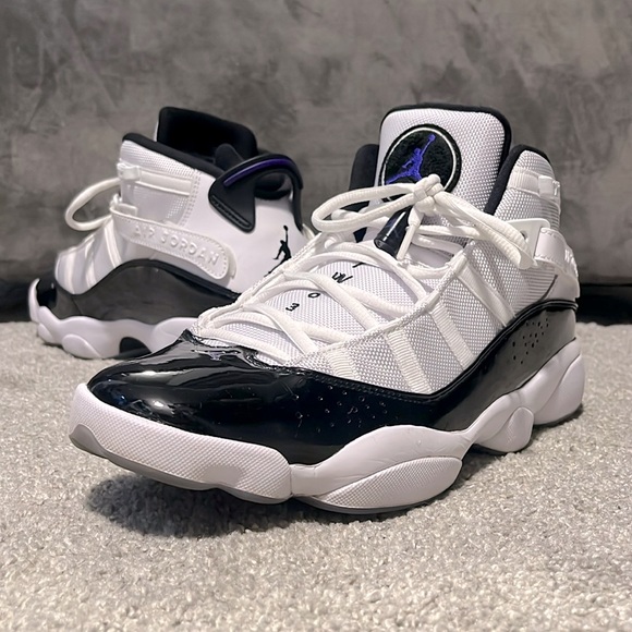 Michael Jordan Six Rings Black and White shoes Size 11